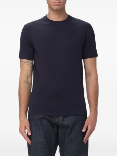 Armani Exchange logo-embossed T-shirt