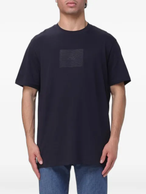 Armani Exchange logo-print crew-neck T-shirt