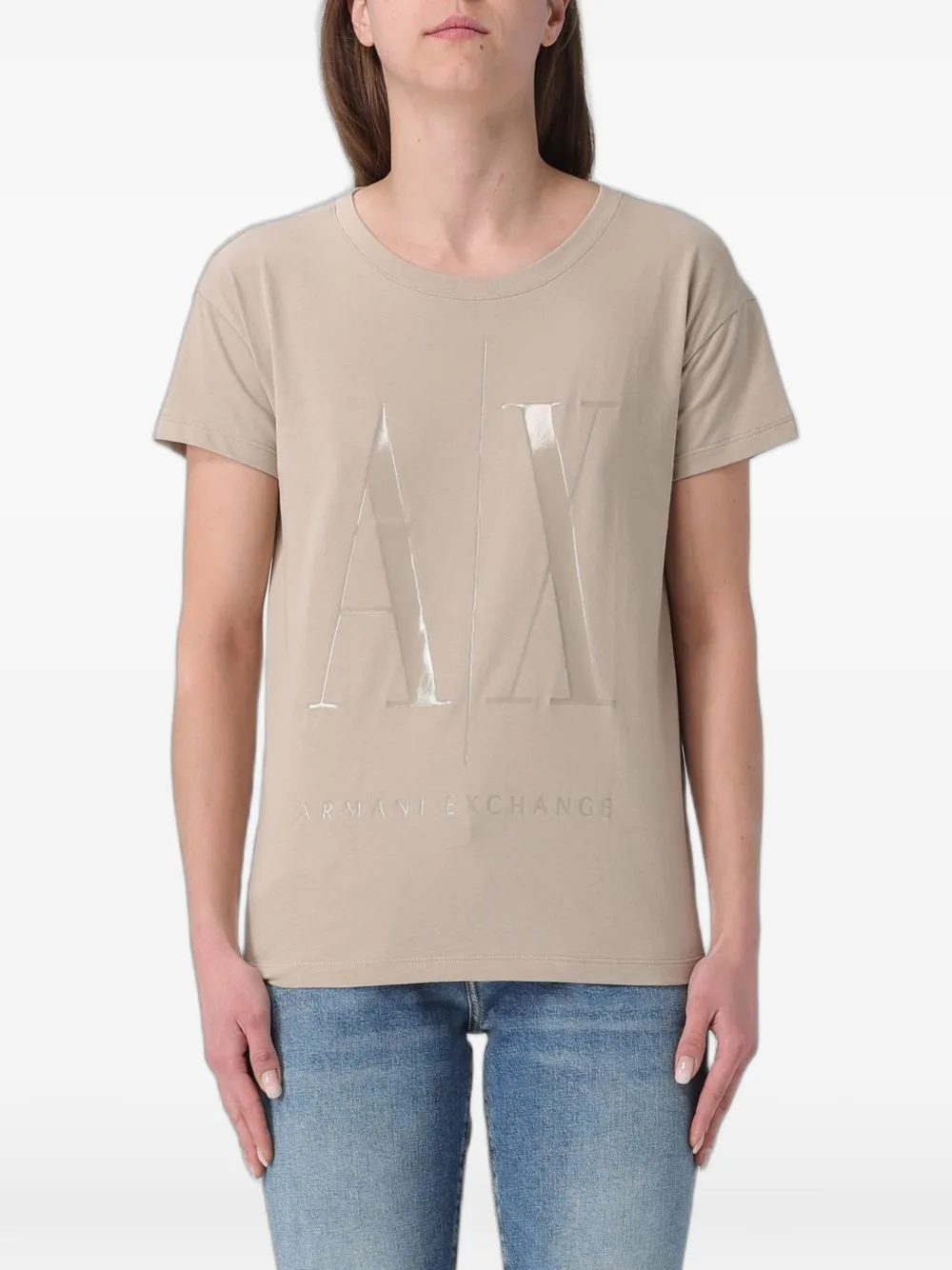 Armani Exchange logo-print T-shirt