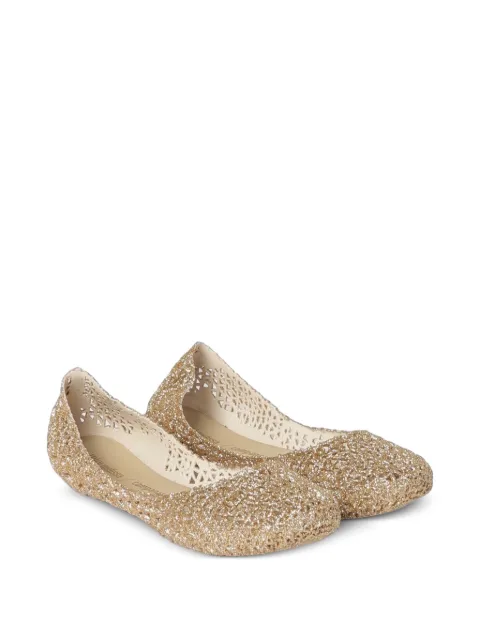 Melissa ballerines à effet paillette x Campana Papel