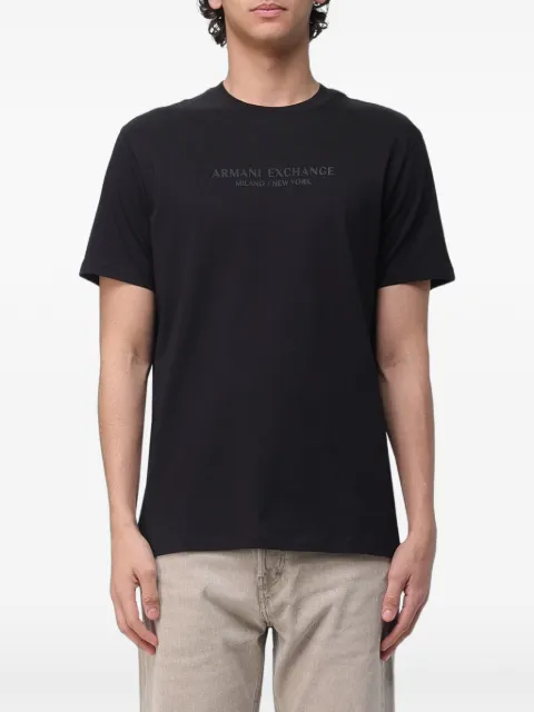 Armani Exchange logo-print cotton T-shirt