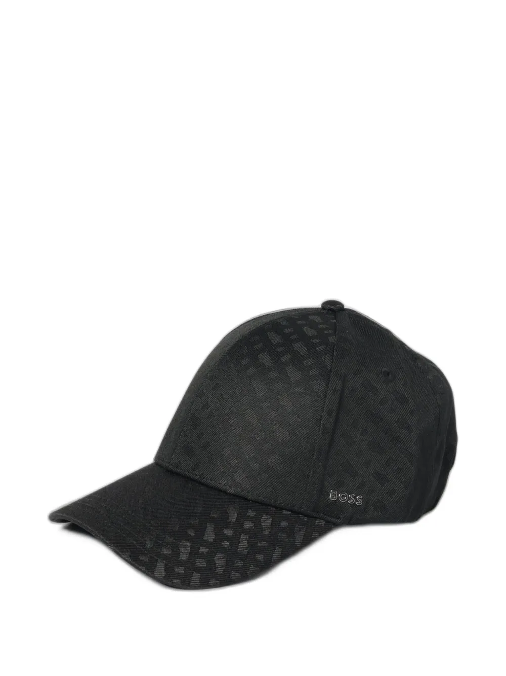 BOSS logo-jacquard baseball cap - Nero