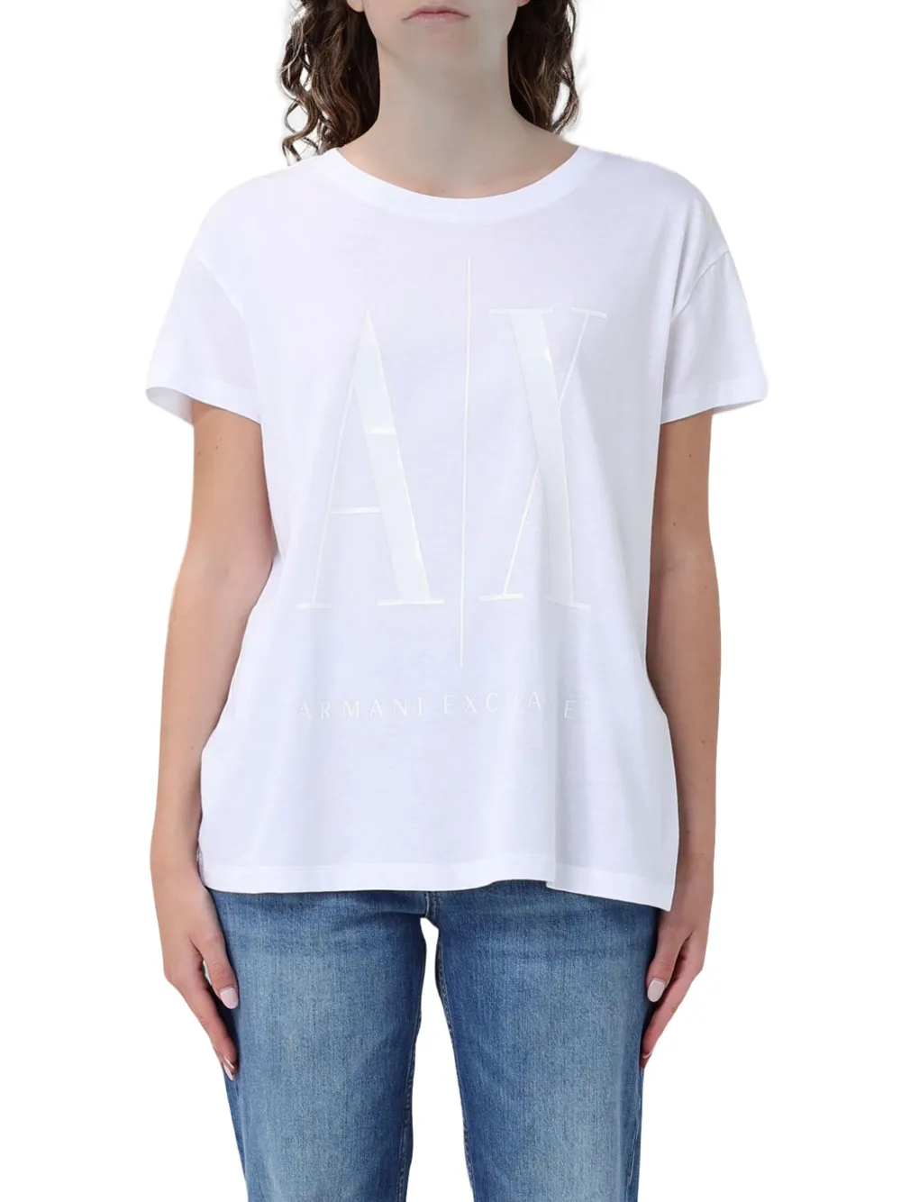 Armani Exchange logo-print T-shirt