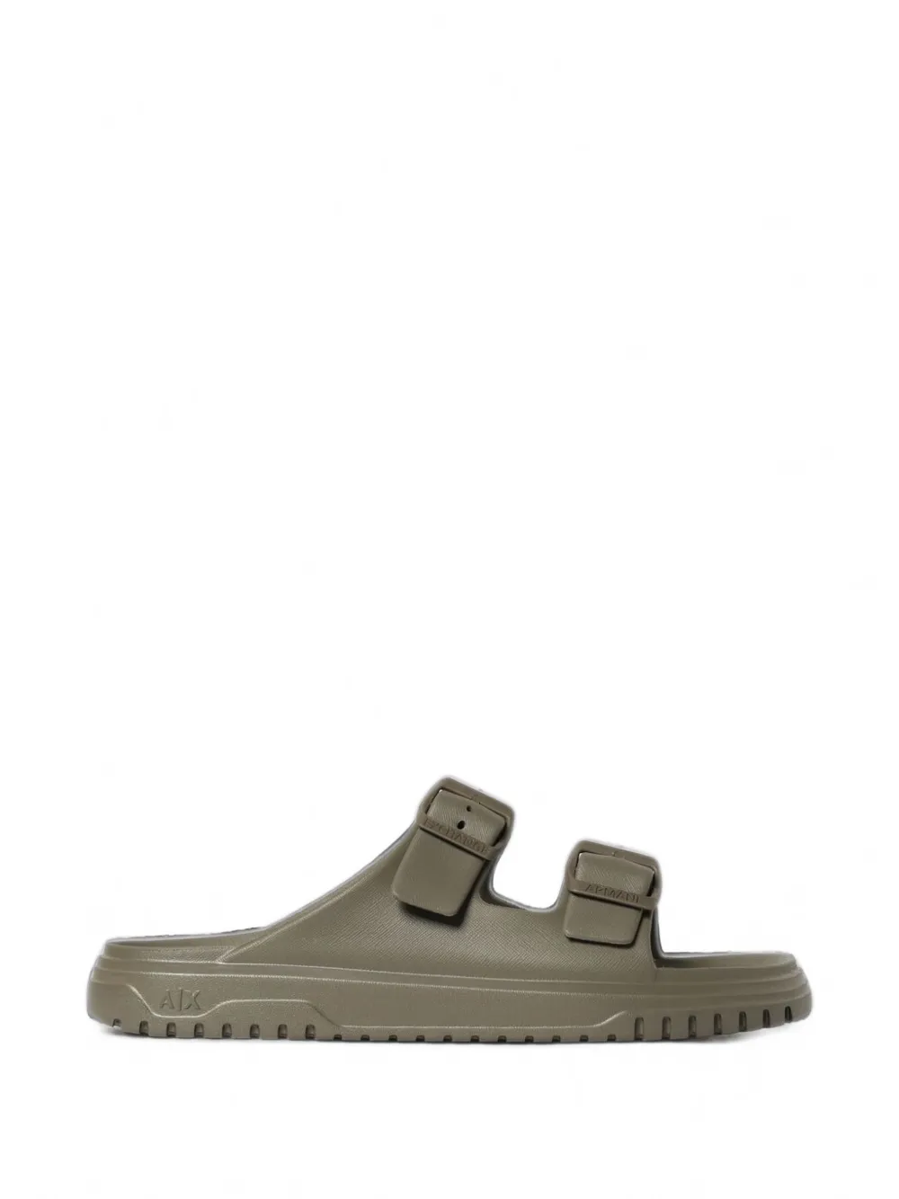 Armani Exchange buckle-strap sandals - men - Polyethylene vinyl acetate (PEVA)/Polyethylene vinyl acetate (PEVA)/Polyethylene vinyl acetate (PEVA...