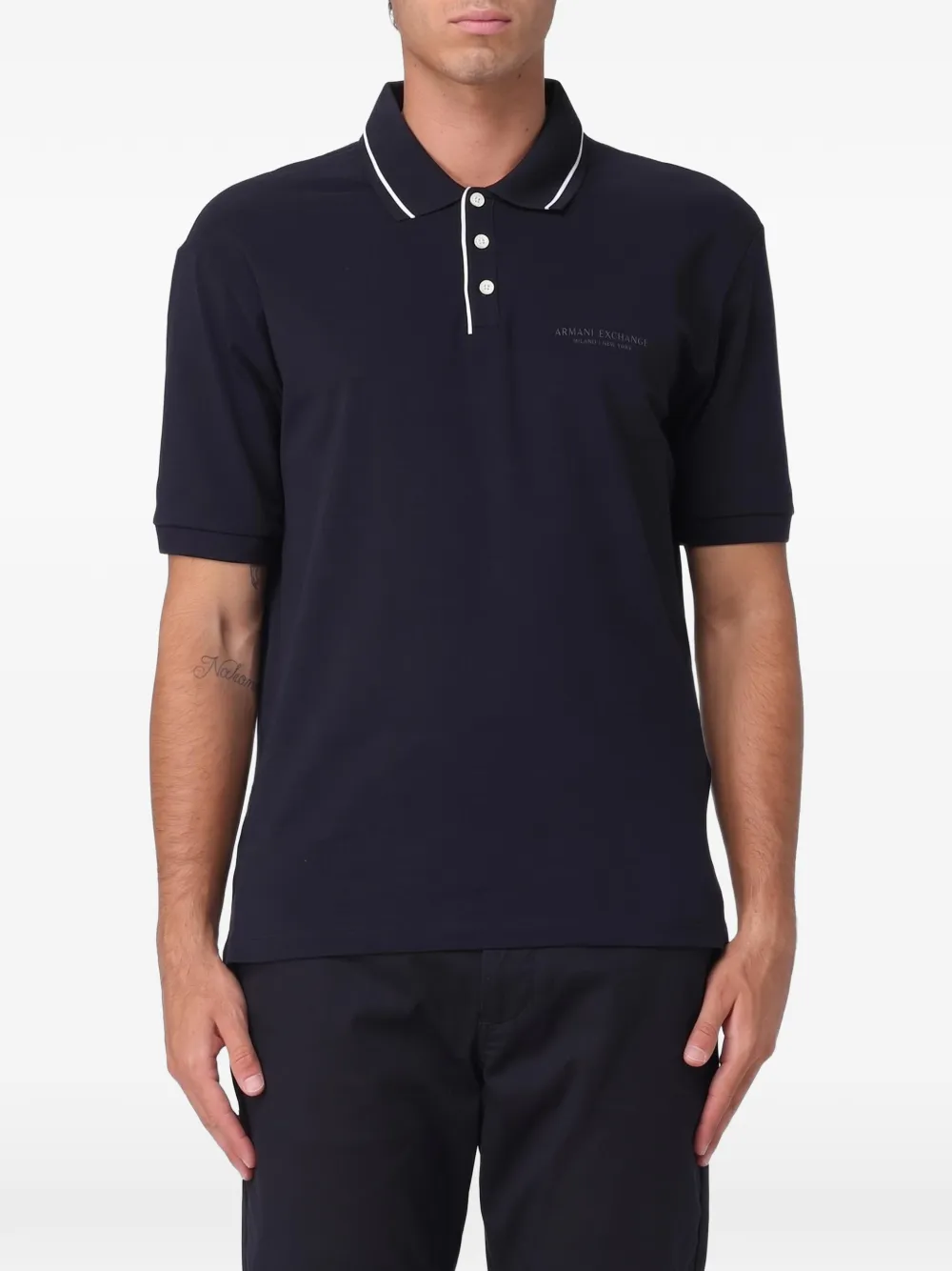 Armani Exchange ARMANI EXCHANGE POLO UOMO BLUE NAVY - Blau