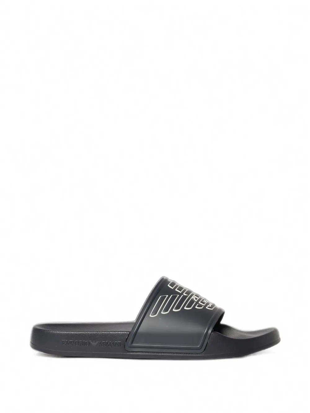 Emporio Armani logo-embossed slides