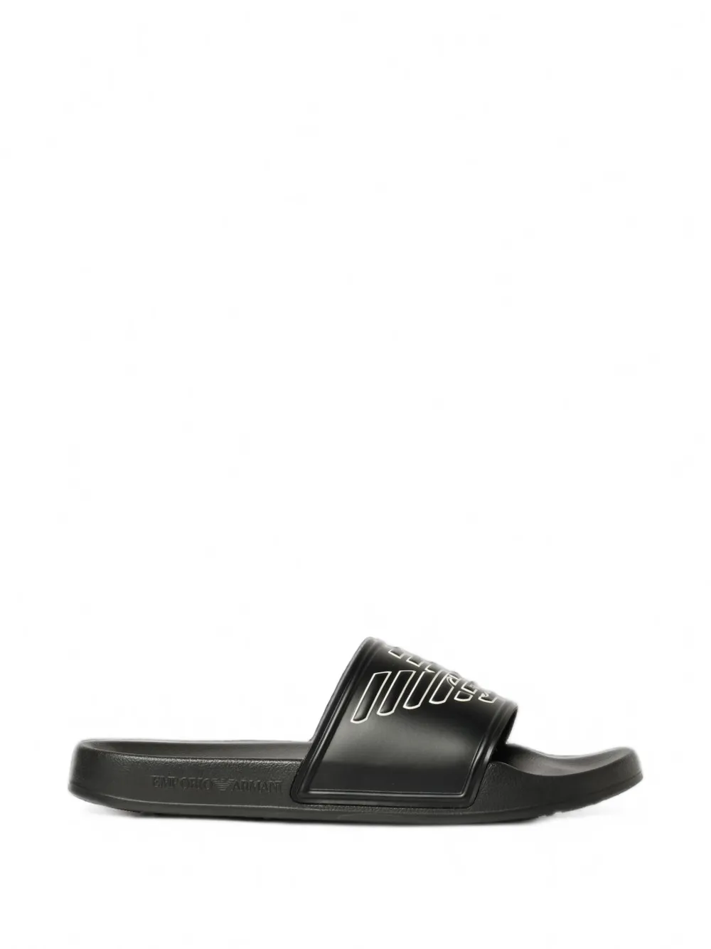 Emporio Armani logo-embossed slides
