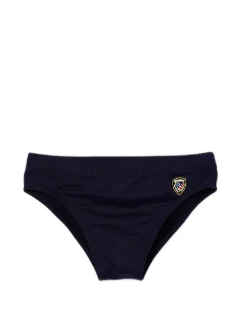 Blauer logo-patch swimming trunks