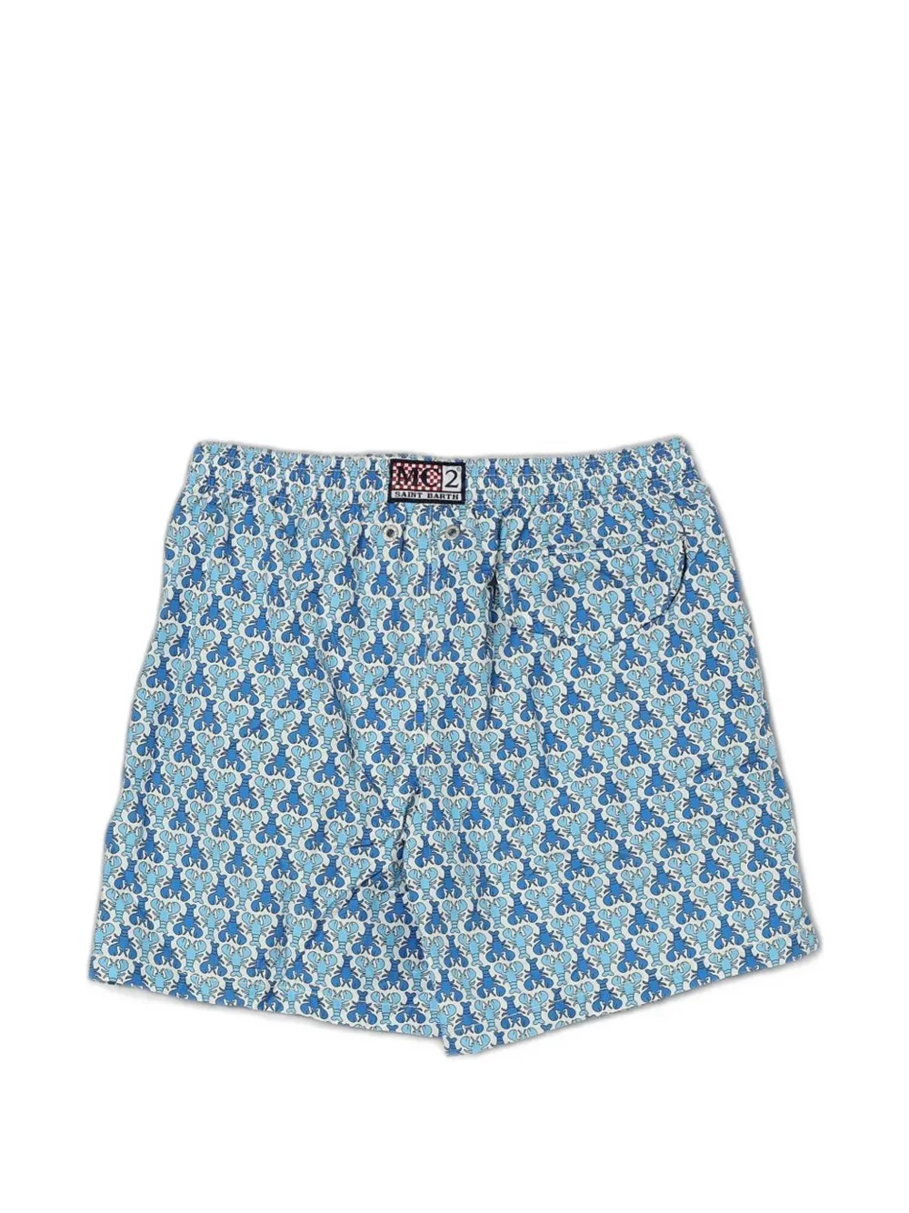 MC2 Saint Barth Kids Zwembroek met print Blauw