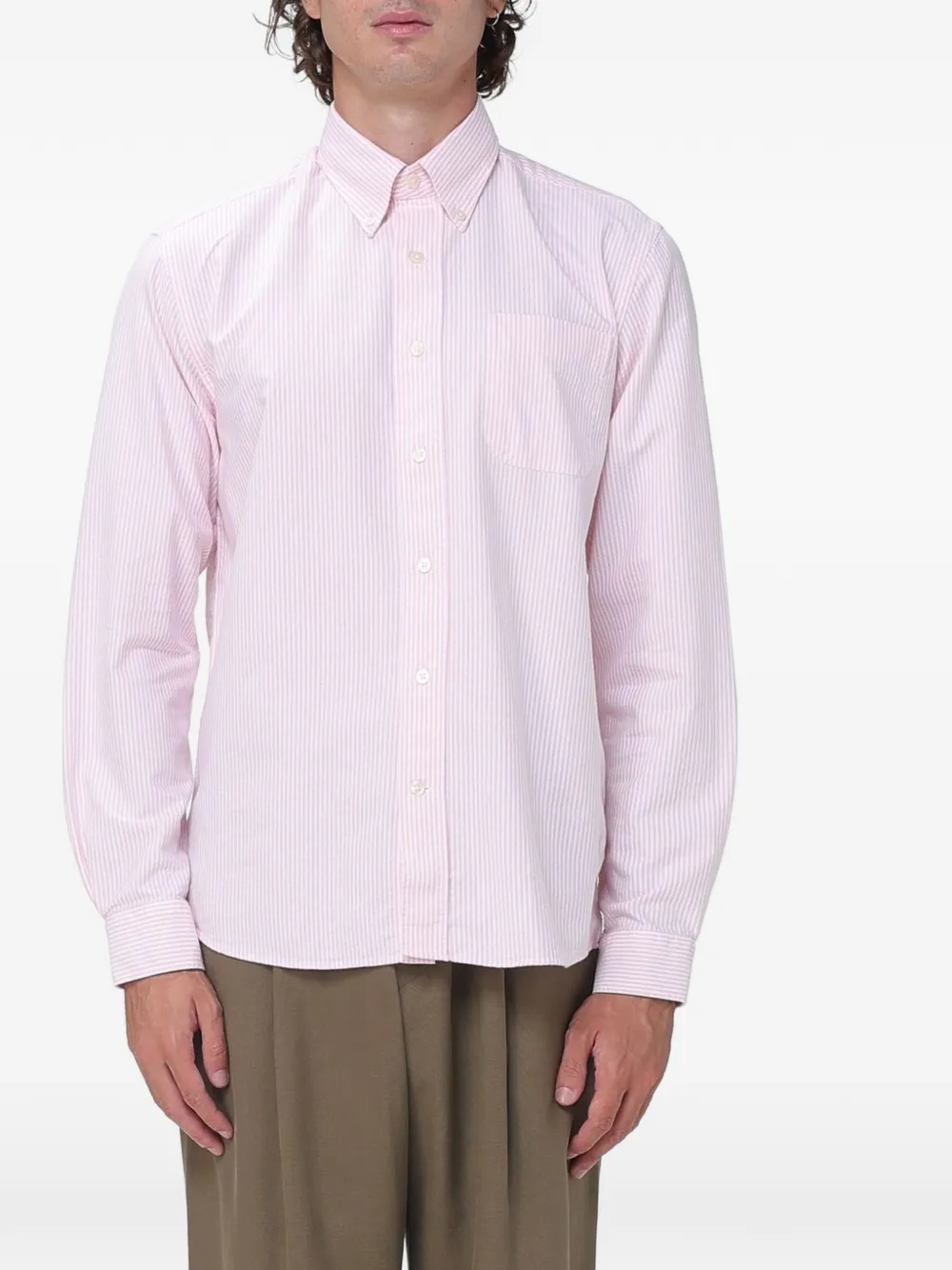 Sebago stripe-print button-down shirt