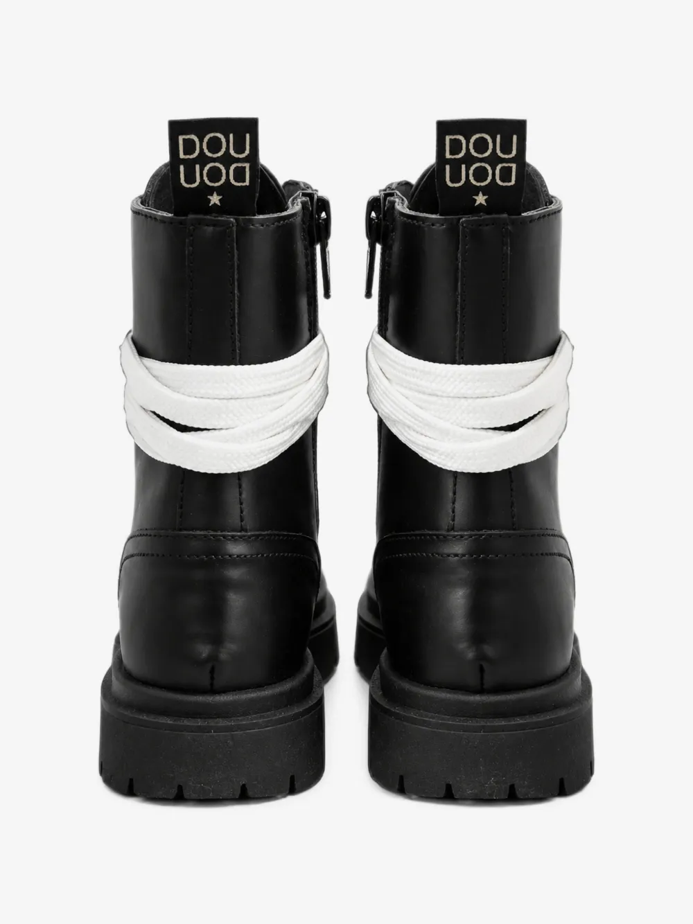 Douuod Kids 레이스업 앵클부츠