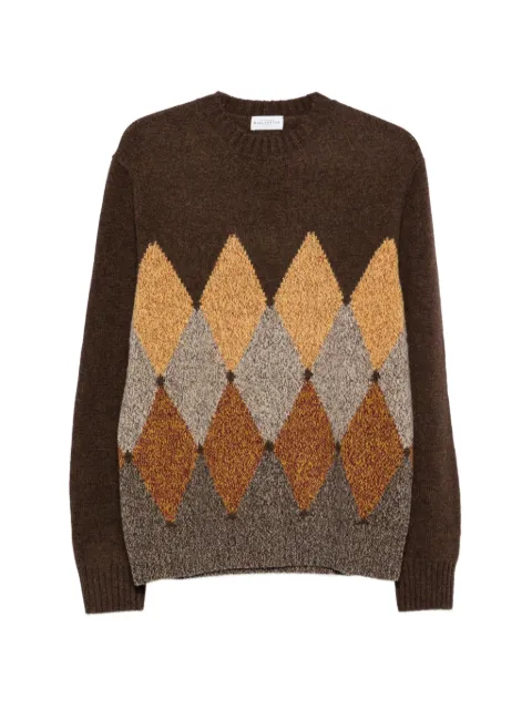 Ballantyne argyle-pattern sweater