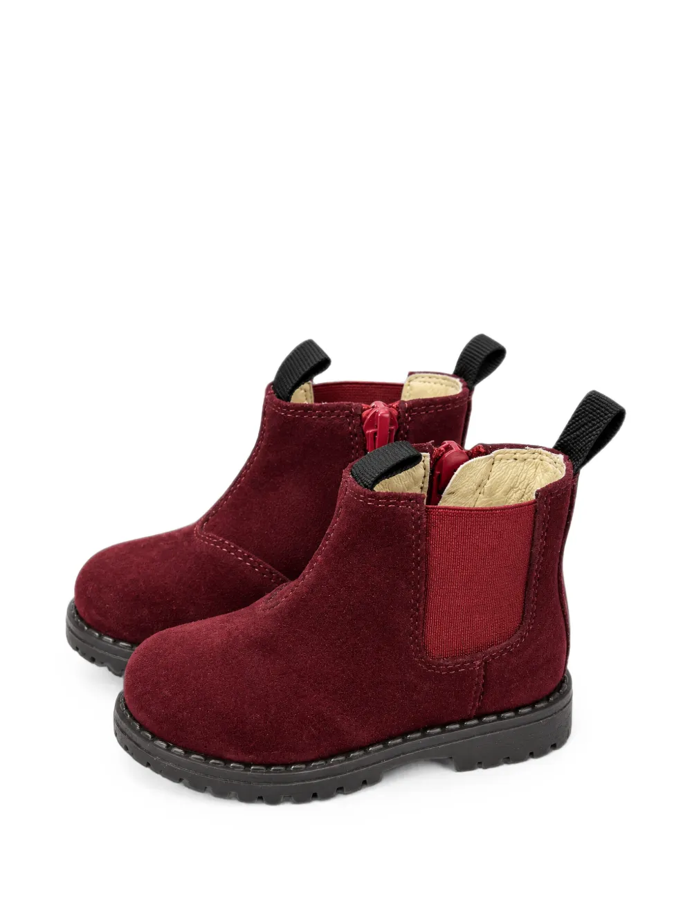Douuod Kids suede ankle boots - Rosso