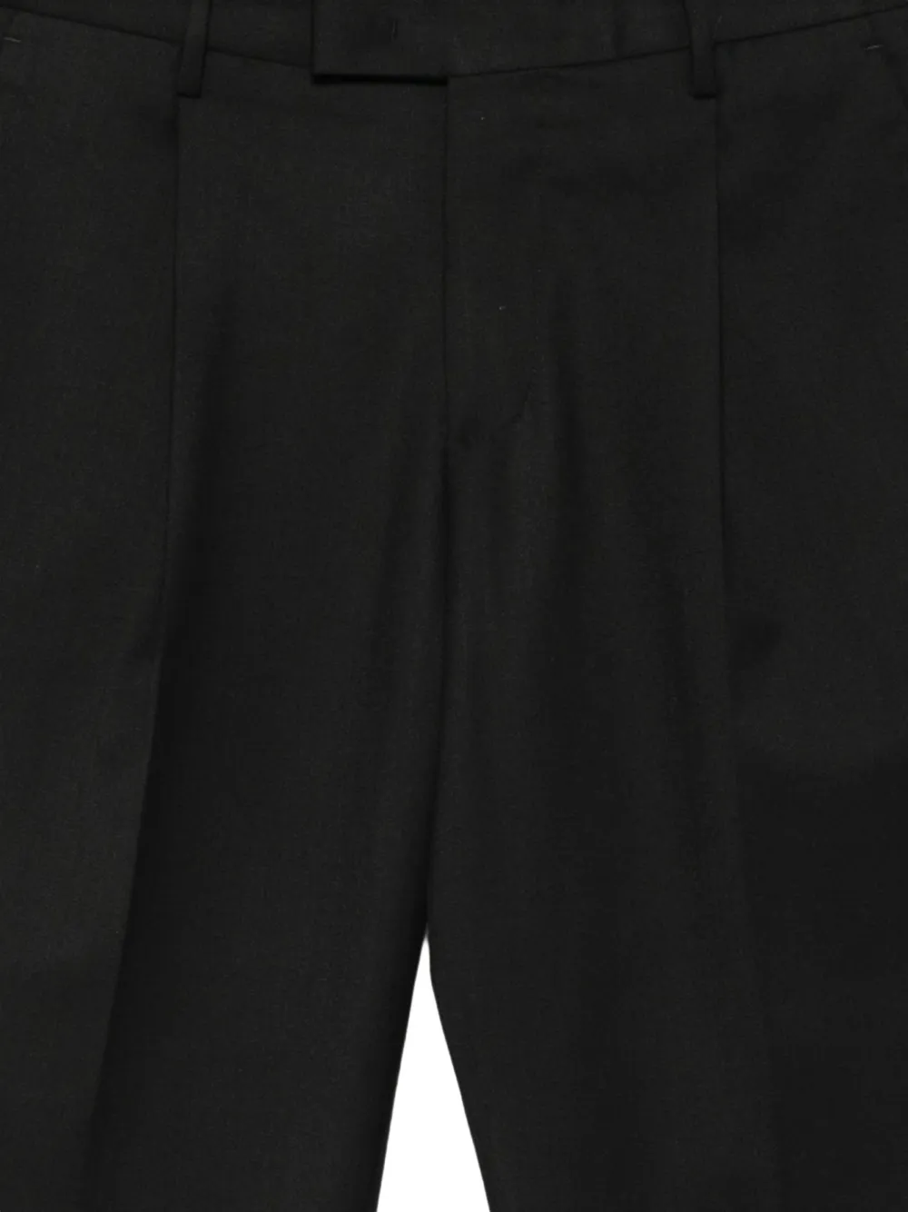 PT Torino Broek met geplooid detail Zwart