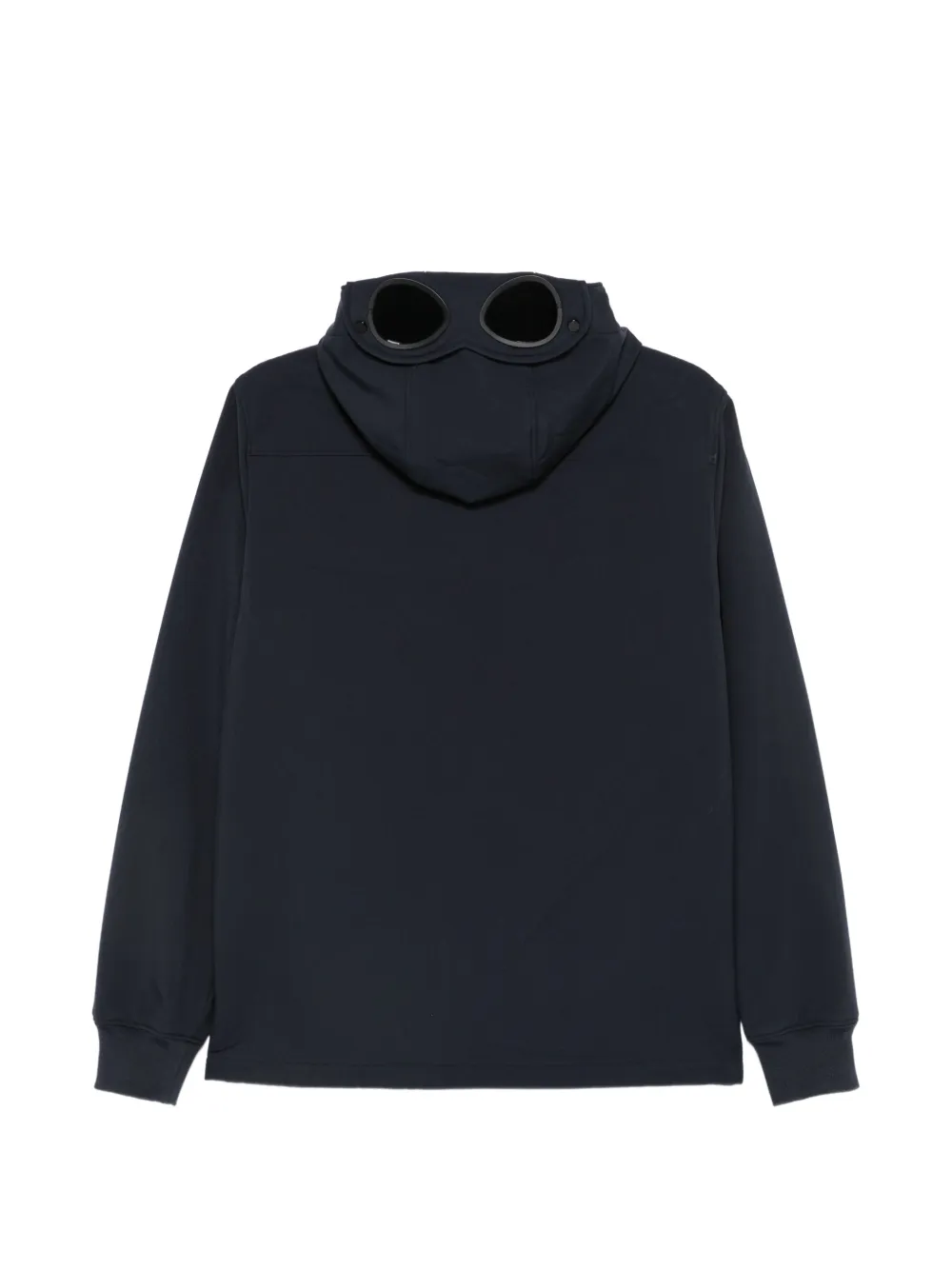 C.P. Company Kids Goggle-detail hooded jacket Blauw