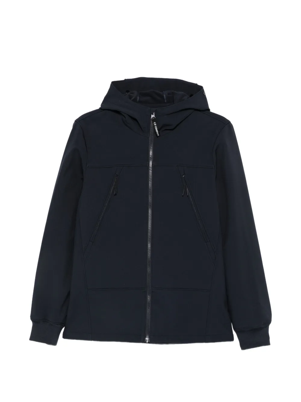 C.P. Company Kids Goggle-detail hooded jacket Blauw