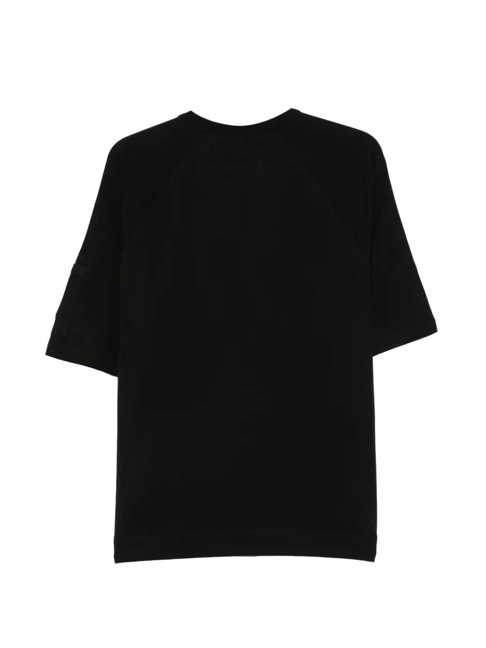 C.P. Company Kids T-shirt met raglanmouwen en Lens-detail Zwart