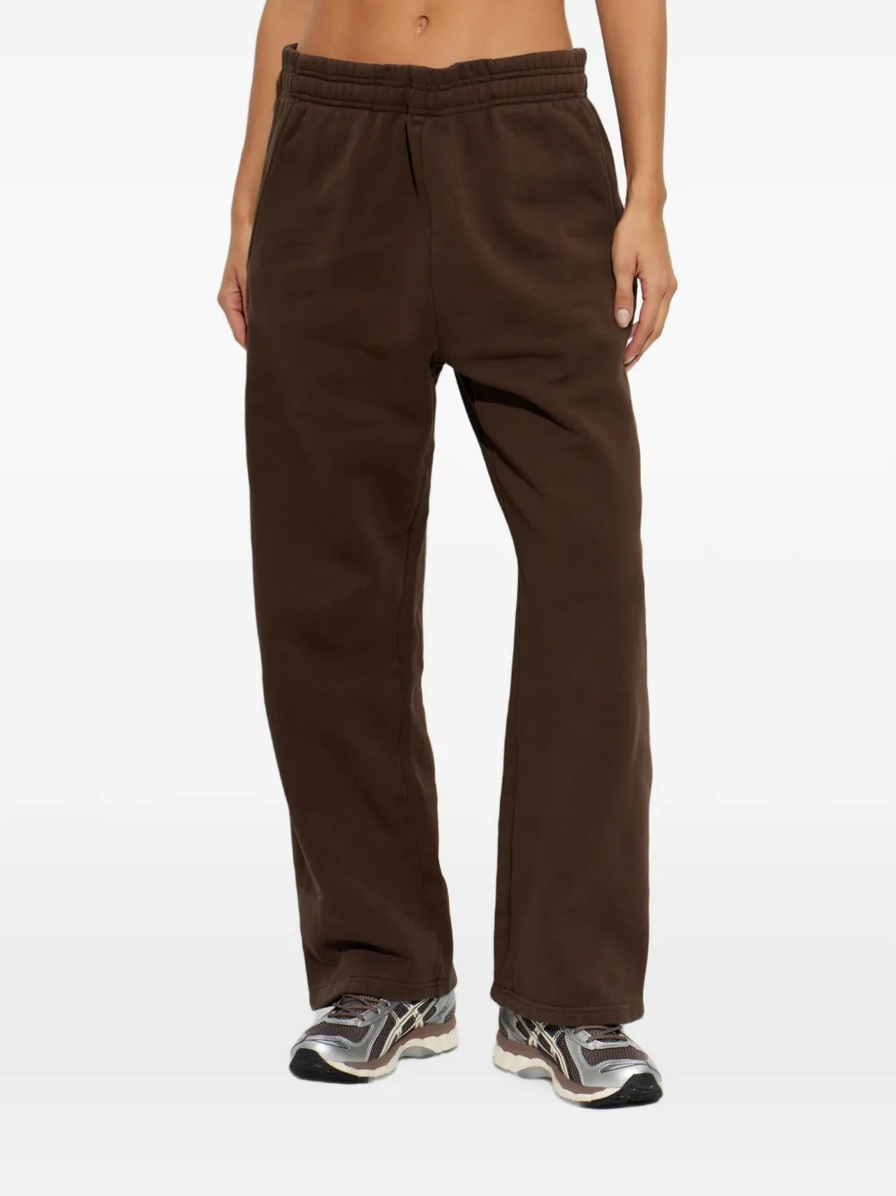 ENTIRE STUDIOS Trainingsbroek met elastische taille Bruin