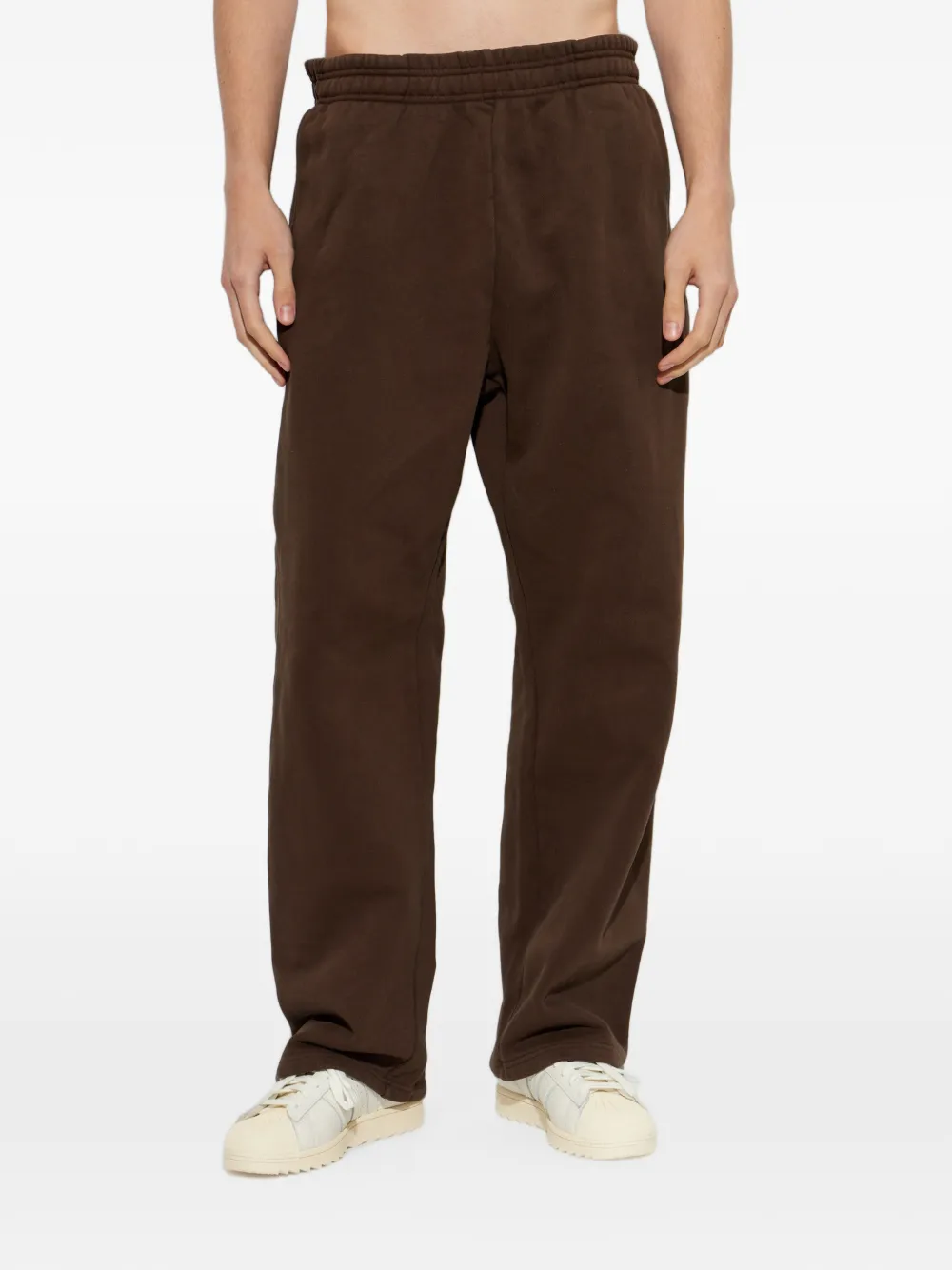 ENTIRE STUDIOS Trainingsbroek met elastische taille Bruin