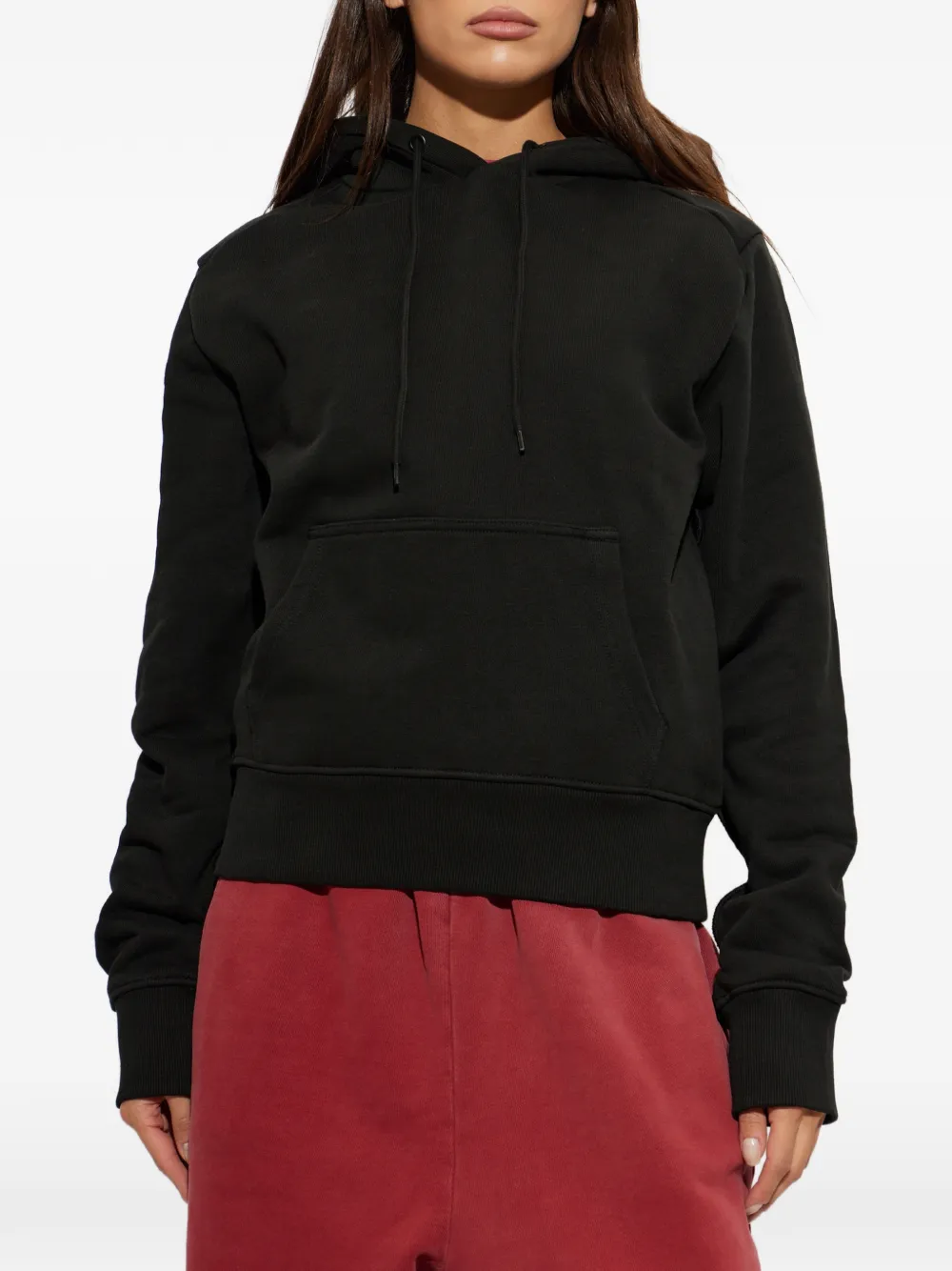 ENTIRE STUDIOS Hoodie met trekkoord en buidelzak Zwart