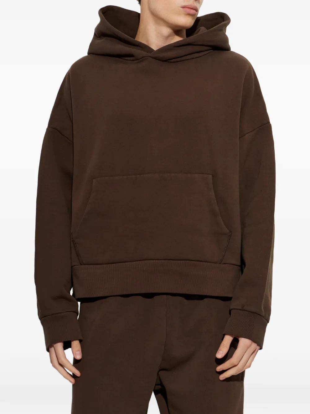 ENTIRE STUDIOS Katoenen hoodie Bruin