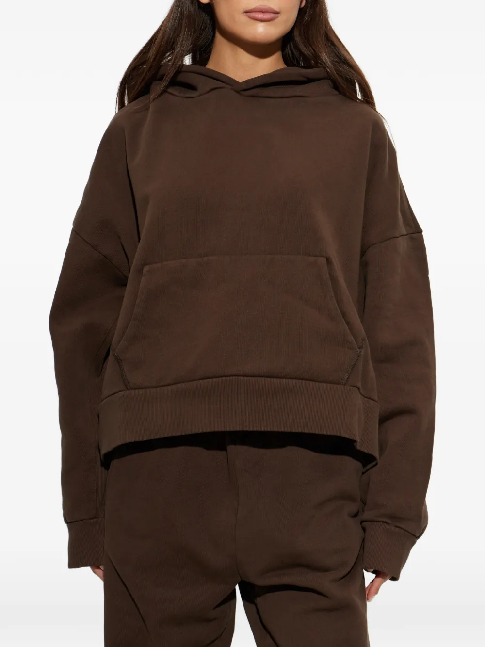ENTIRE STUDIOS Katoenen hoodie Bruin