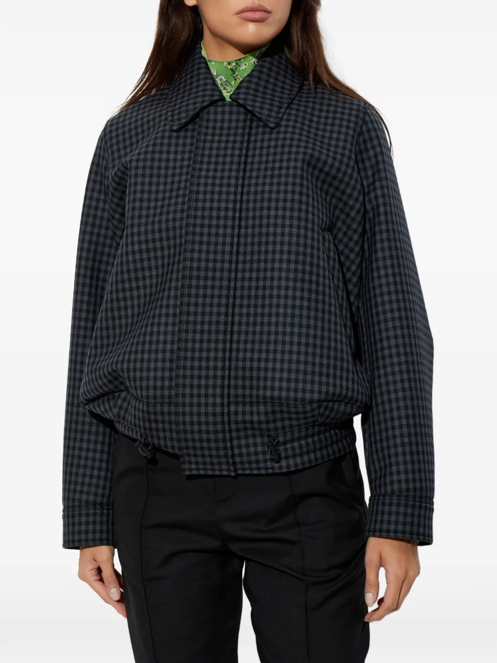 LOEWE Jack met gingham-ruit Blauw