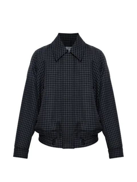 LOEWE gingham-check jacket