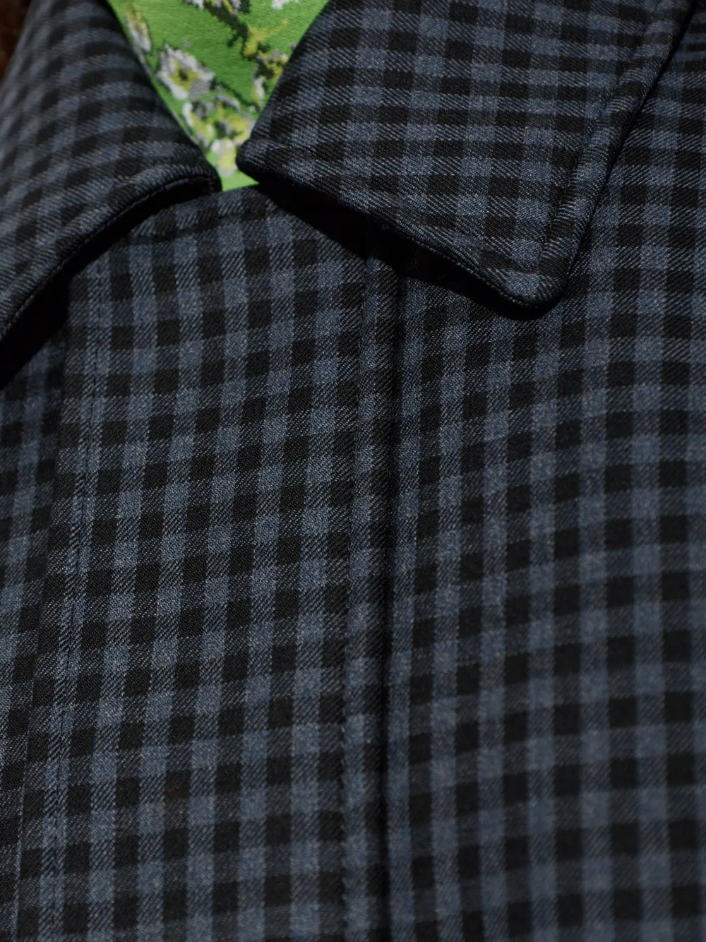 LOEWE Jack met gingham-ruit Blauw