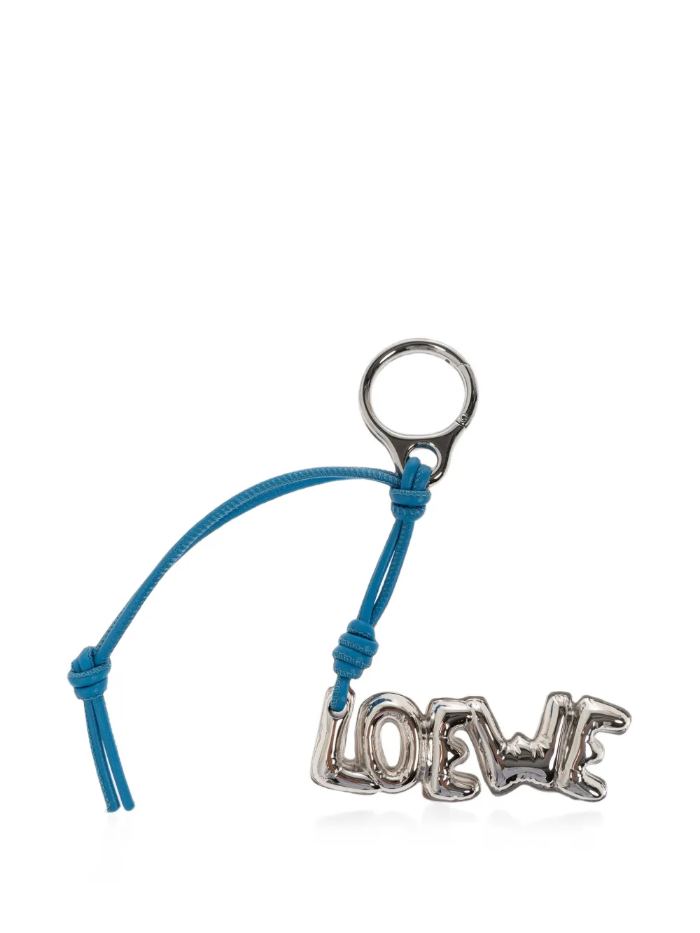 LOEWE Blown logo-pendant leather keychain
