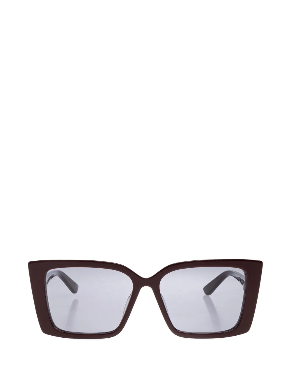 Alexander McQueen square-frame sunglasses - Marrone