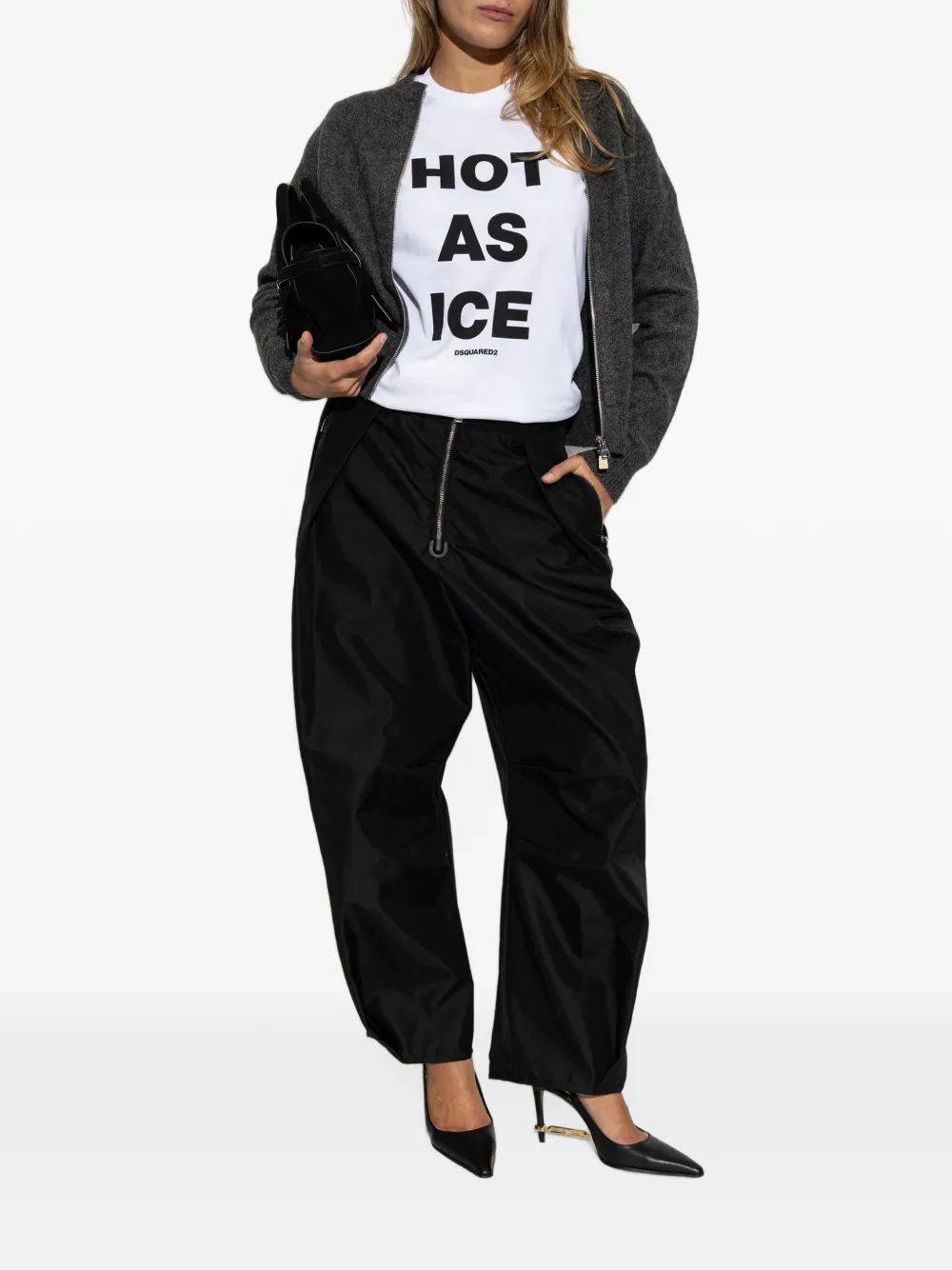 DSQUARED2 T-shirt met tekst Wit