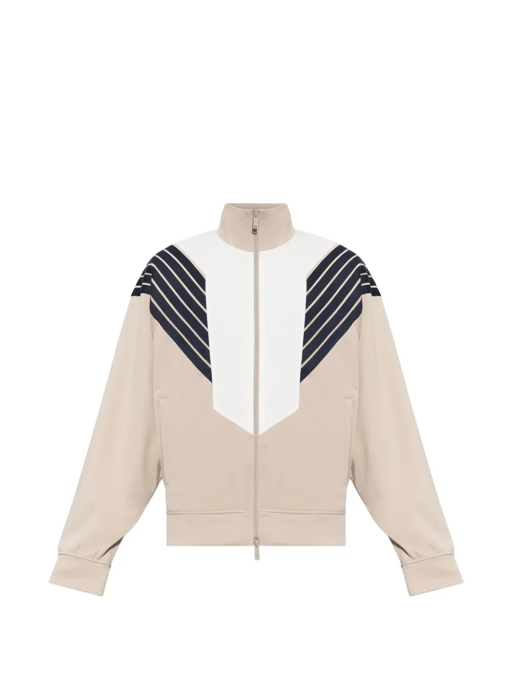 DSQUARED2 panelled stripe-detail track jacket
