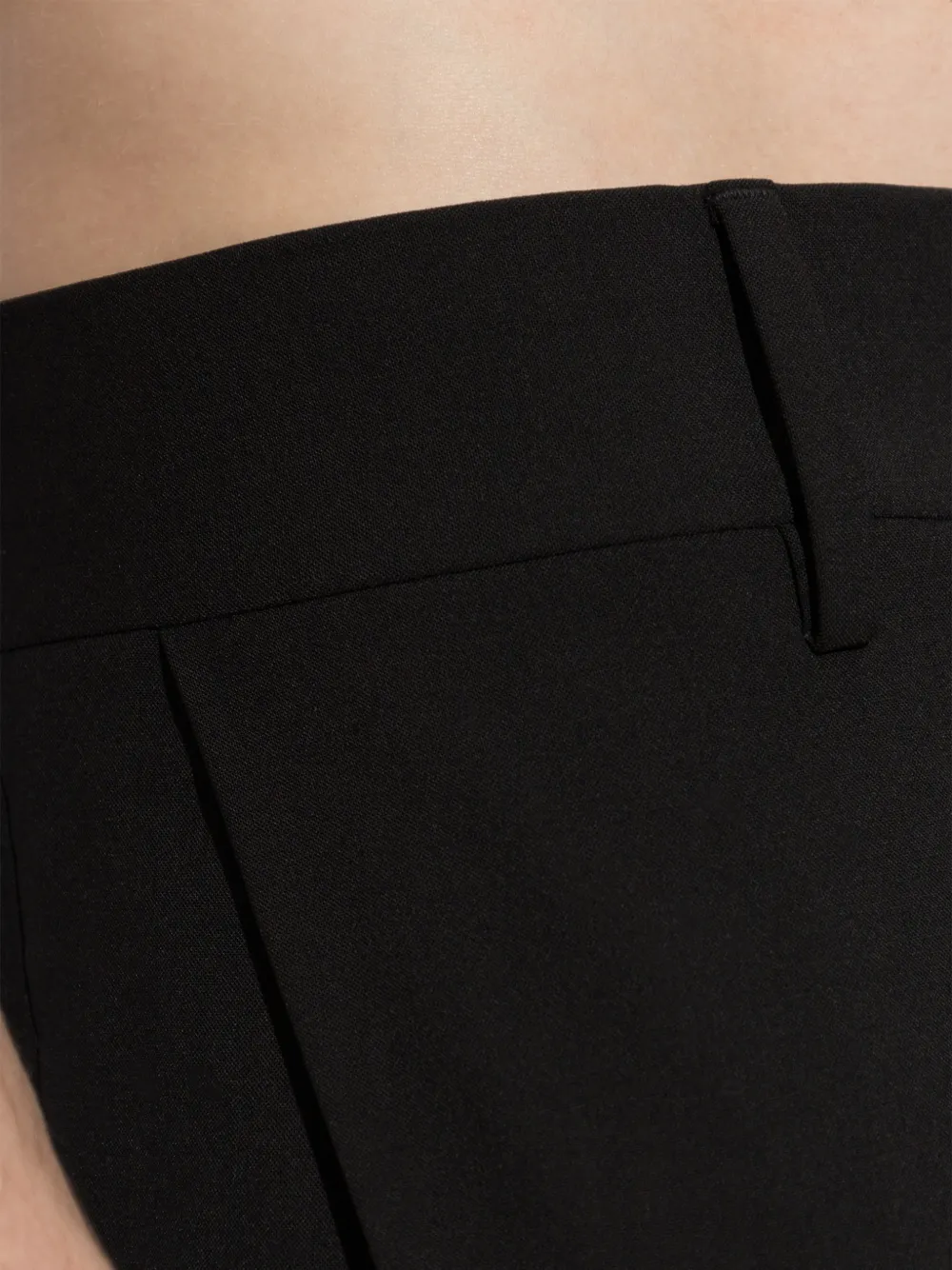 DSQUARED2 Straight broek met persplooien Zwart