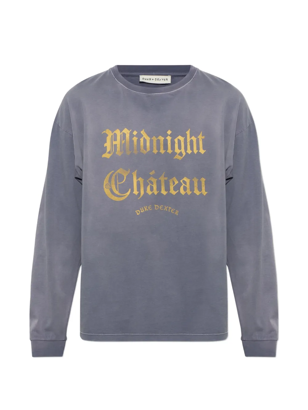 DUKE & DEXTER logo-print long-sleeve t-shirt