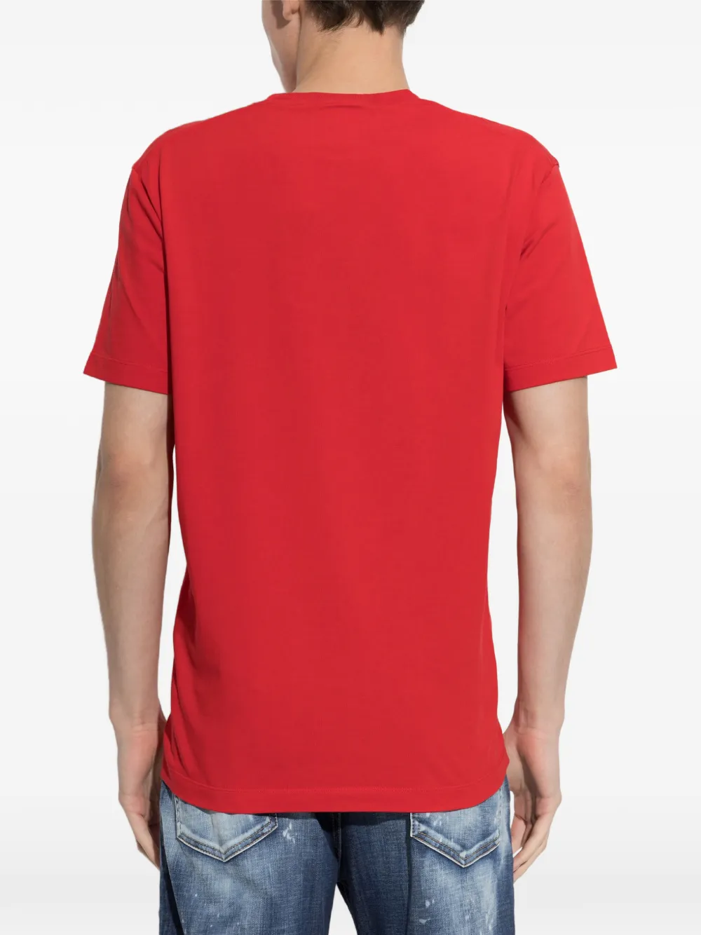 DSQUARED2 T-shirt met logoprint Rood