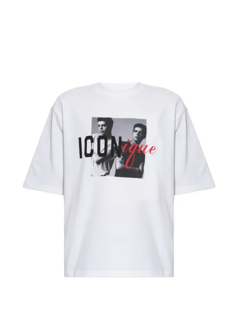 DSQUARED2 playera con estampado gráfico