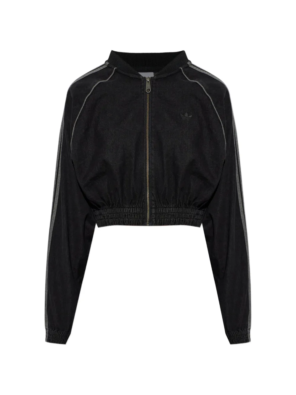adidas SST stripe-detail denim jacket