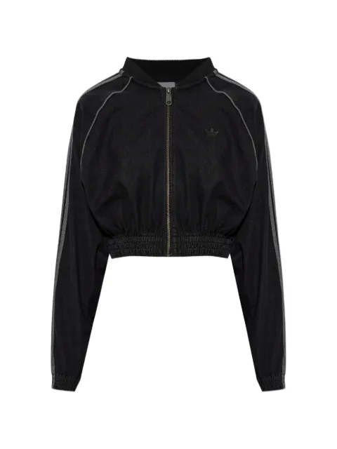 adidas SST stripe-detail denim jacket