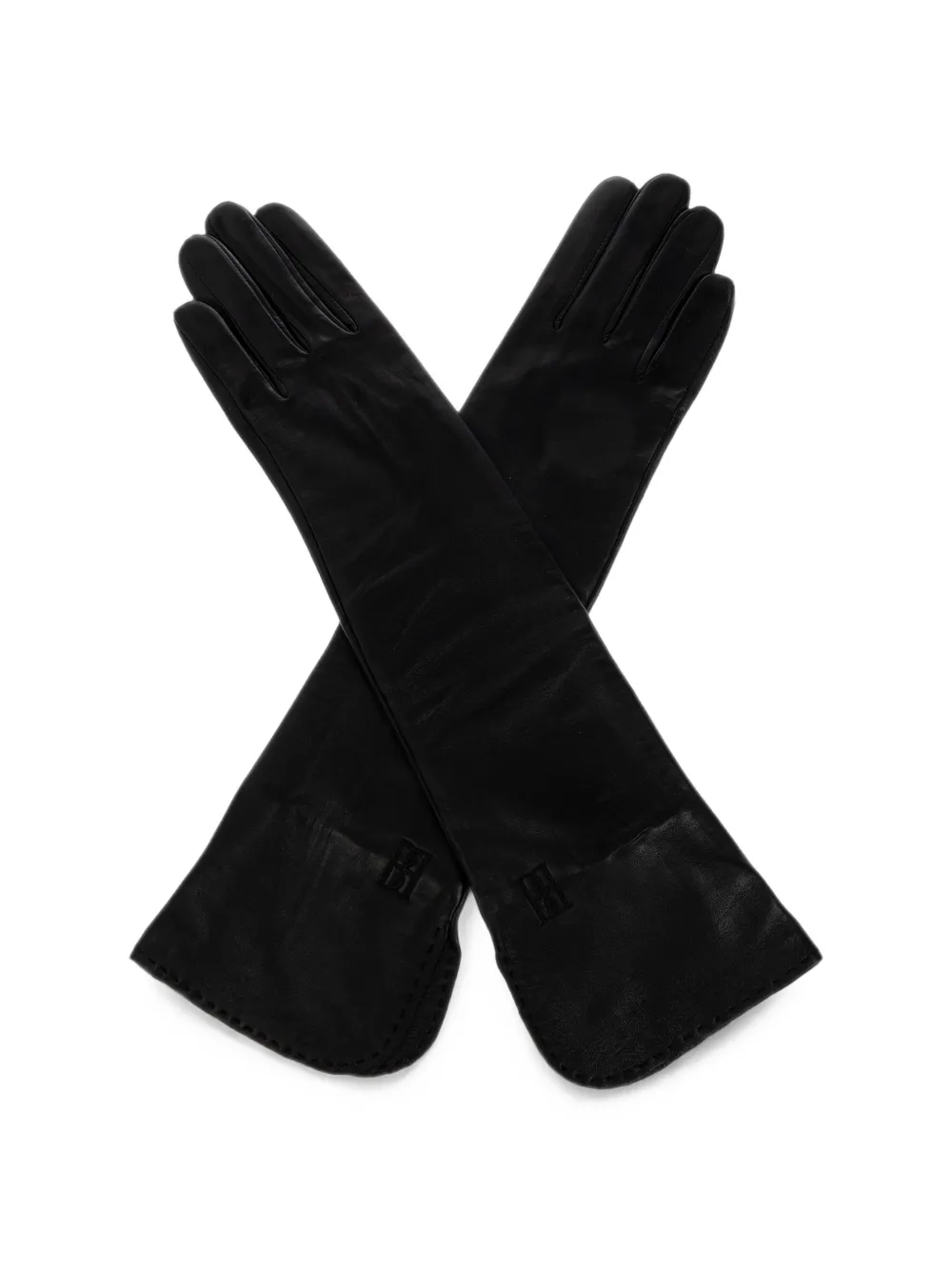 By Malene Birger Gemilo leren handschoenen Zwart