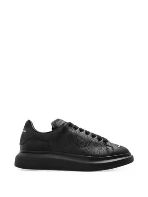 Alexander McQueen Oversized logo-print leather sneakers