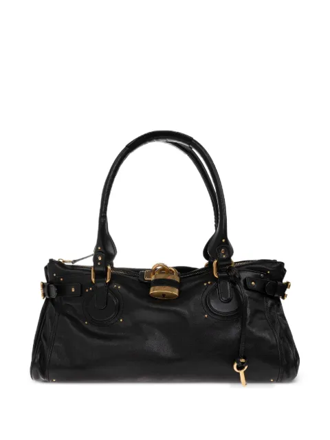Chloé XL Paddington leather tote bag