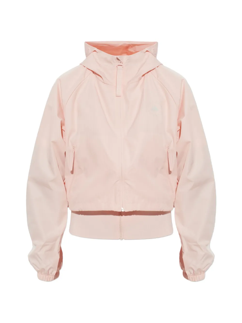 adidas by Stella McCartney x by Stella McCartney logo-print hooded jacket - Rosa