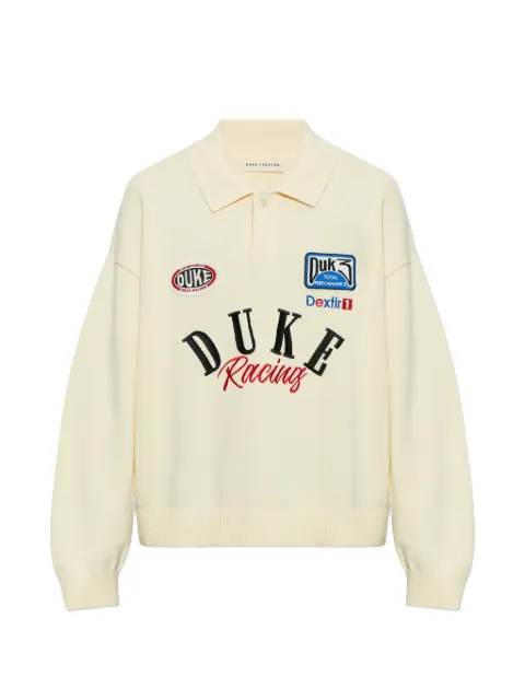DUKE & DEXTER polo con detalle de parche DR4
