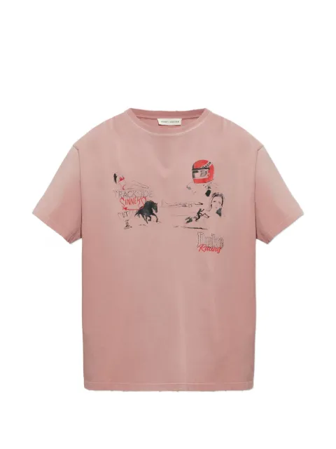 DUKE & DEXTER camiseta DR4 Sketch con motivo gráfico y efecto envejecido