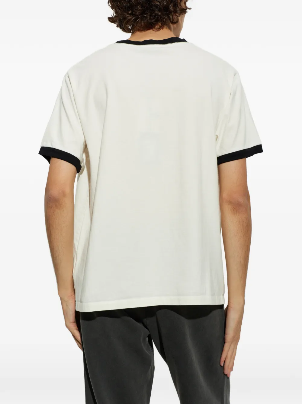 DUKE & DEXTER T-shirt met print Wit