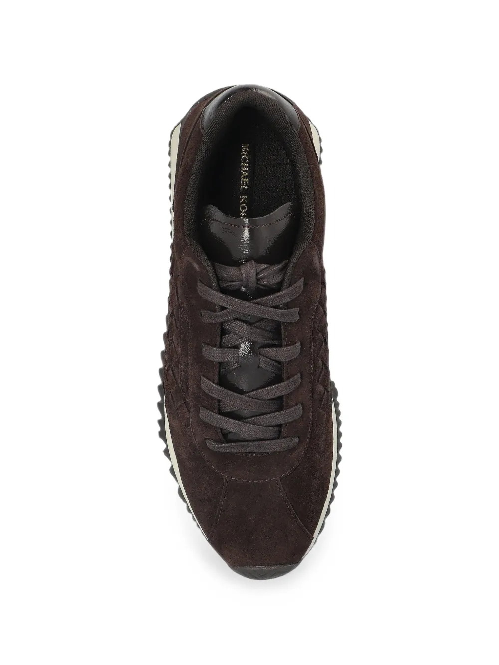 Michael Kors Rhodes suède ballerina's Bruin