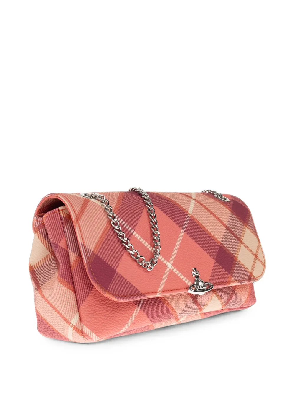 Vivienne Westwood Orb geruite mini-tas Rood