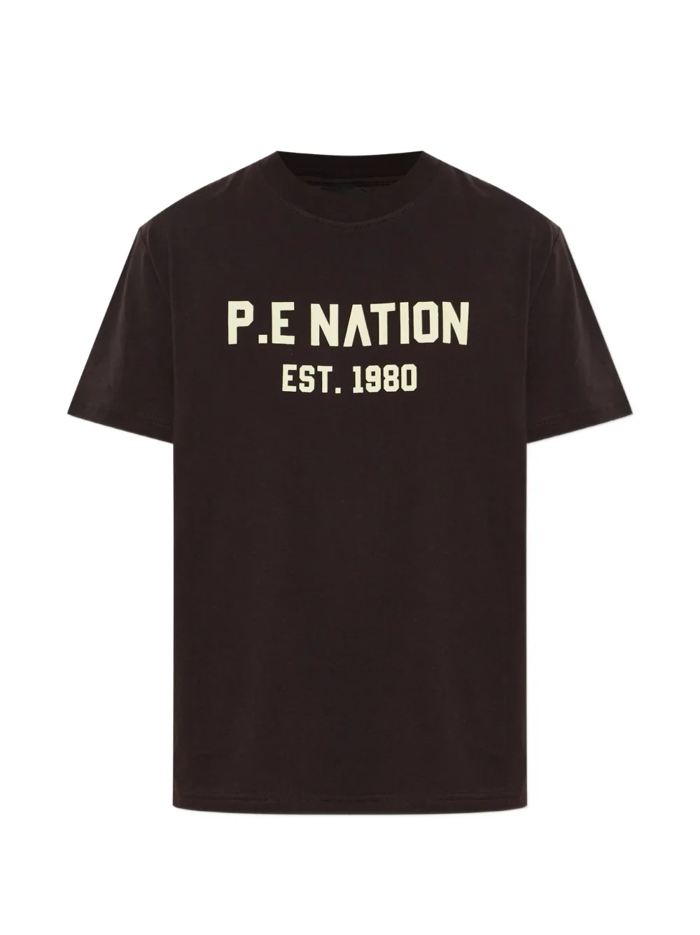 P.e Nation Infinity Relaxed Logo-print T-shirt In Black