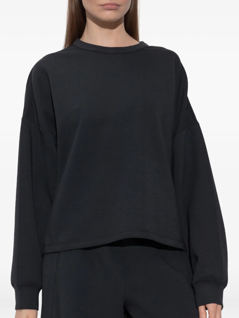 Nike 24.7 Impossibly Soft oversized long-sleeve sweatshirt Zwart